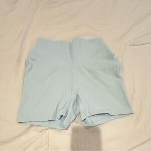 Light Blue Women's Bike Shorts